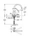 Смеситель GROHE BauCurve 31231001 хром