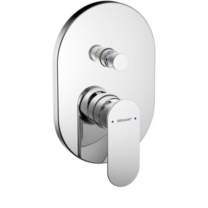 Смеситель BRAVAT Gina PB865104CP-2-ENG хром