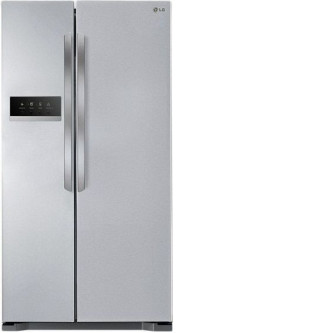 Холодильник LG GS-B325PVQV серебристый