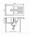 Кухонная мойка TOLERO TL-860-911 черный Кухонная мойка TOLERO TL-860-911 черный