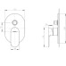 Смеситель BRAVAT Gina PB865104CP-2-ENG хром
