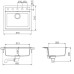 Мойка SCHOCK 700327 nemo 60 (n-100) cristalite 570x510 альпина