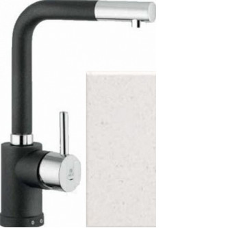 Смеситель KUPPERSBERG geo kg2385cr white alabas.