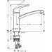 Смеситель HANSGROHE Focus Е 31806800 Смеситель HANSGROHE Focus Е 31806800
