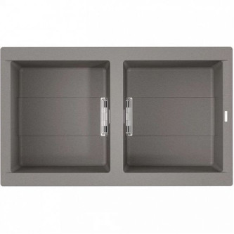 Кухонная мойка OMOIKIRI Banzen 86-2-GR Artceramic/leningrad grey (4993318)