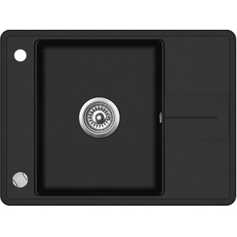 Кухонная мойка AQUASANITA Bella SQB102AW (black metallic 601)