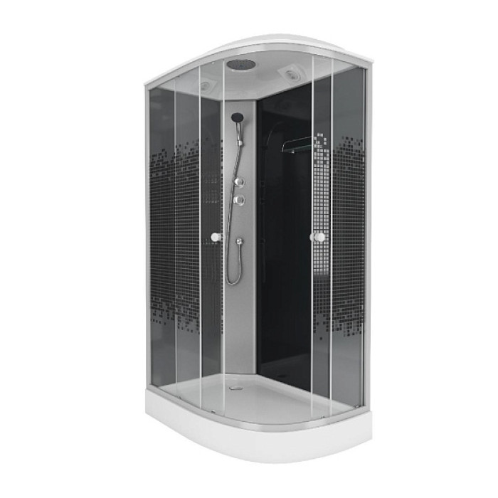 Душевая кабина NIAGARA NG-4512-14L BLACK Душевая кабина NIAGARA NG-4512-14L BLACK