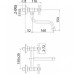 Смеситель MILARDO Duplex DUPSB1M09 Смеситель MILARDO Duplex DUPSB1M09