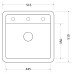 Кухонная мойка KUPPERSBERG MODENA 1B GREY Кухонная мойка KUPPERSBERG MODENA 1B GREY
