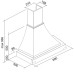 Вытяжка FALMEC NINFEA GARDENIA 90 rovere (600)S CNFN90.00#741B461F