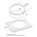 Кухонная мойка PAULMARK Werra PM404646-BS Кухонная мойка PAULMARK Werra PM404646-BS