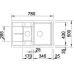 Кухонная мойка BLANCO metra 6s compact (515044) Кухонная мойка BLANCO metra 6s compact (515044)