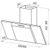 Вытяжка MAUNFELD gloria 60 glass b