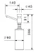 Дозатор RIVELATO RD-1000 grigio metallizzato Дозатор RIVELATO RD-1000 grigio metallizzato