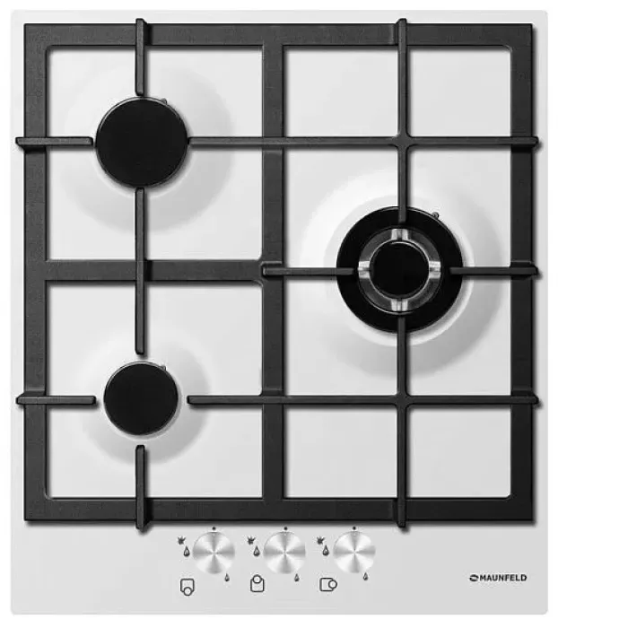 Газовая поверхность MAUNFELD mghe.43.71rw_white (белая эмаль)