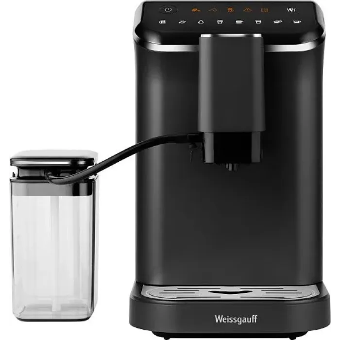 Кофемашина WEISSGAUFF WCM-325 Black Automatic Touch Cappuccino Кофемашина WEISSGAUFF WCM-325 Black Automatic Touch Cappuccino