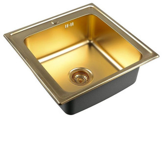 Кухонная мойка ZORG INOX PVD SZR 5050 бронза