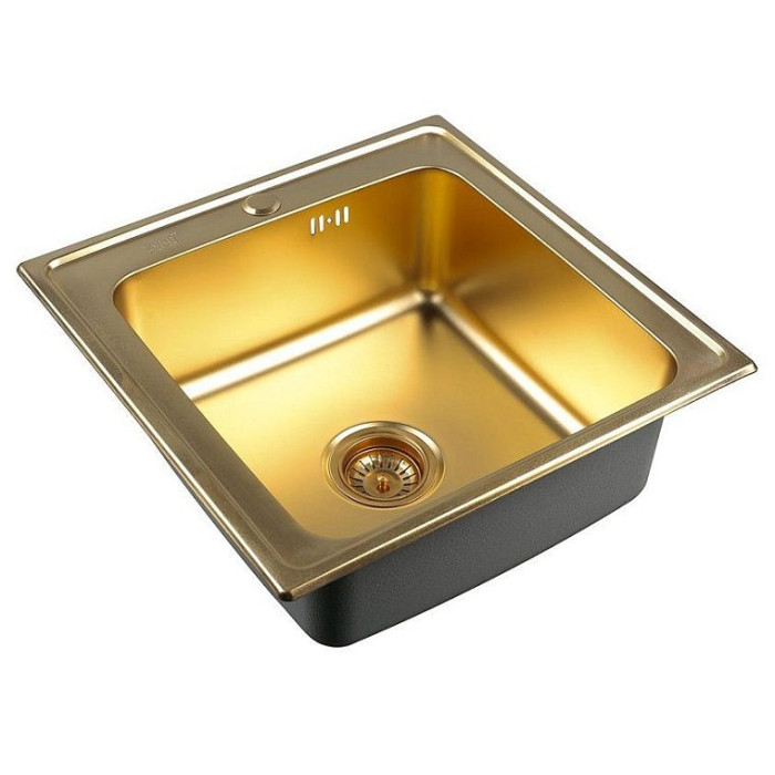 Кухонная мойка ZORG INOX PVD SZR 5050 бронза Кухонная мойка ZORG INOX PVD SZR 5050 бронза