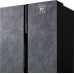 Холодильник WEISSGAUFF WSBS 600 NoFrost Inverter Rock Glass Холодильник WEISSGAUFF WSBS 600 NoFrost Inverter Rock Glass