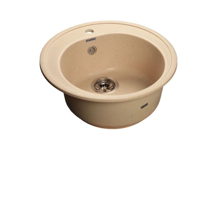 Кухонная мойка GRANFEST Rondo GF-R510 бежевый Кухонная мойка GRANFEST Rondo GF-R510 бежевый