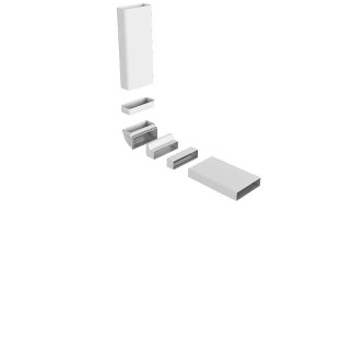 Телескопический короб FULGOR DUCT-Kit Телескопический короб FULGOR DUCT-Kit