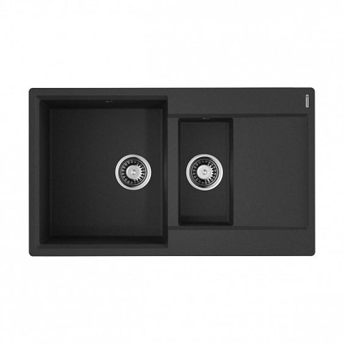 Кухонная мойка Omoikiri Daisen 86-2-BL (4993477) Artgranit/черный Кухонная мойка Omoikiri Daisen 86-2-BL (4993477) Artgranit/черный