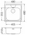 Кухонная мойка ALVEUS ALLUX 70 LEI-90-048X48SN0 1124150