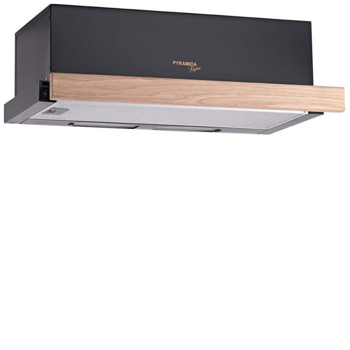 Встраиваемая вытяжка Pyramida TL 60 WOOD BLACKN