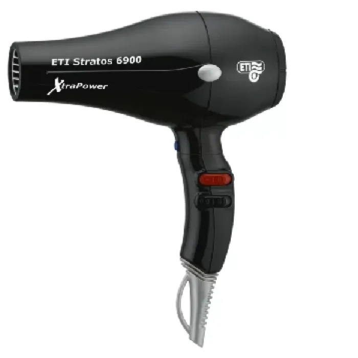 Фен ETI Stratos 6900 Xtrapower черный