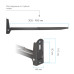 Кронштейн KROMAX MICRO-6b black Кронштейн KROMAX MICRO-6b black