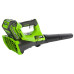 Воздуходувка аккумуляторная GREENWORKS G40AB 2400807 Воздуходувка аккумуляторная GREENWORKS G40AB 2400807