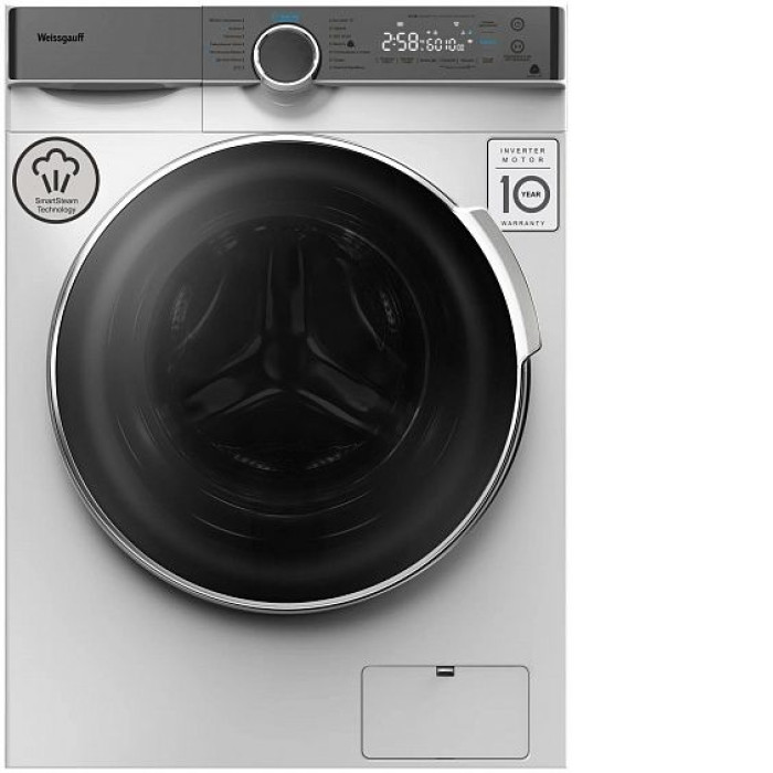Стиральная машина WEISSGAUFF WM 4947 DC Inverter Touch Steam Стиральная машина WEISSGAUFF WM 4947 DC Inverter Touch Steam