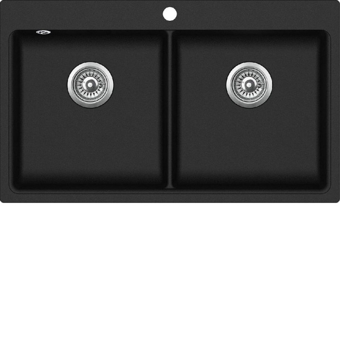Кухонная мойка AQUASANITA Magna SQM200AW (black metallic 601)