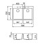 Кухонная мойка ELLECI Quadra 340 Bianco G68