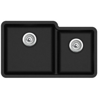 Кухонная мойка AQUASANITA Arca SQA230LW (black metallic 601)