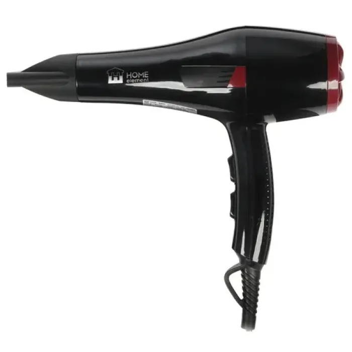 Фен HOME ELEMENT HE-HD321 бордовый гранат Фен HOME ELEMENT HE-HD321 бордовый гранат