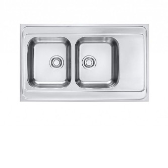 Кухонная мойка ALVEUS Classic Pro 80 SAT-90 1130472 (в комплекте с сифоном)
