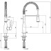 Смеситель E.C.A. FLUX 406218019EX Смеситель E.C.A. FLUX 406218019EX