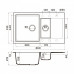 Кухонная мойка Omoikiri Daisen 86-2-BL (4993477) Artgranit/черный Кухонная мойка Omoikiri Daisen 86-2-BL (4993477) Artgranit/черный