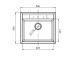 Кухонная мойка GRANFEST Quadro GF-Q561 иней Кухонная мойка GRANFEST Quadro GF-Q561 иней