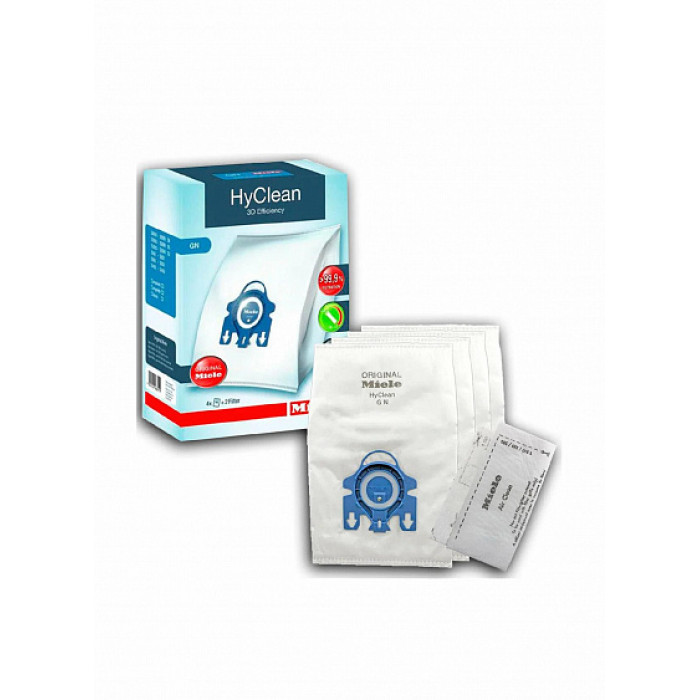 Мешок-пылесборник MIELE GN HyClean 3D (4 мешка и 2 фильтра) Мешок-пылесборник MIELE GN HyClean 3D (4 мешка и 2 фильтра)