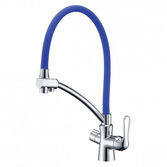 Смеситель LEMARK Comfort LM3070C-Blue хром/синий