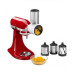 Насадка-овощерезка KITCHENAID 5KSMVSA с 3-мя барабанами Насадка-овощерезка KITCHENAID 5KSMVSA с 3-мя барабанами