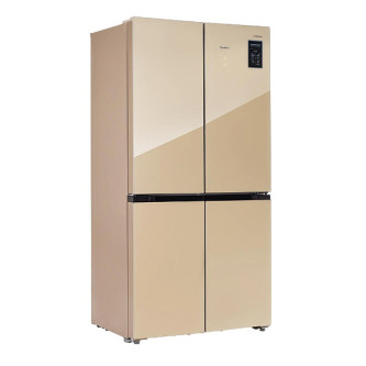 Холодильник TESLER RCD-545I beige glass Холодильник TESLER RCD-545I beige glass