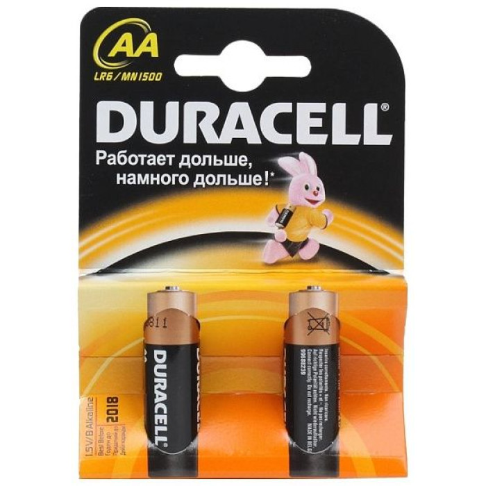 Батарейка DURACELL Basic LR6-2BL Батарейка DURACELL Basic LR6-2BL