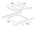 Варочная панель THOR TGH 60 4G AI AL 80250001
