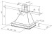 Вытяжка FABER 110.0309.606 RANCH 120 WH SC H-EP, корпус белый