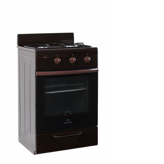 Газовая плита Greta 1201 исп 10 коричневая Газовая плита Greta 1201 исп 10 коричневая