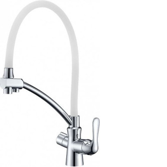 Смеситель LEMARK Comfort LM3070C-White хром/белый