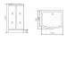 Душевая кабина TIMO Comfort T-8815 F Fabric Glass